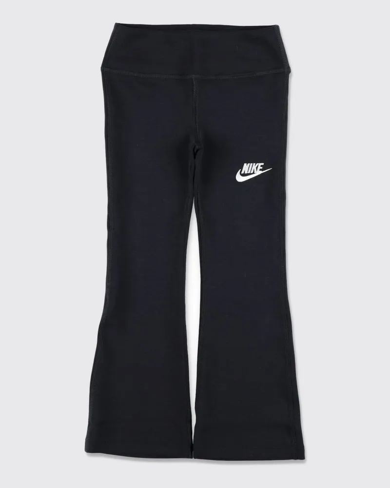 Nike Ausgestellte Jersey-Sporthose von für Kinder mit elastischem Bund Schwarz