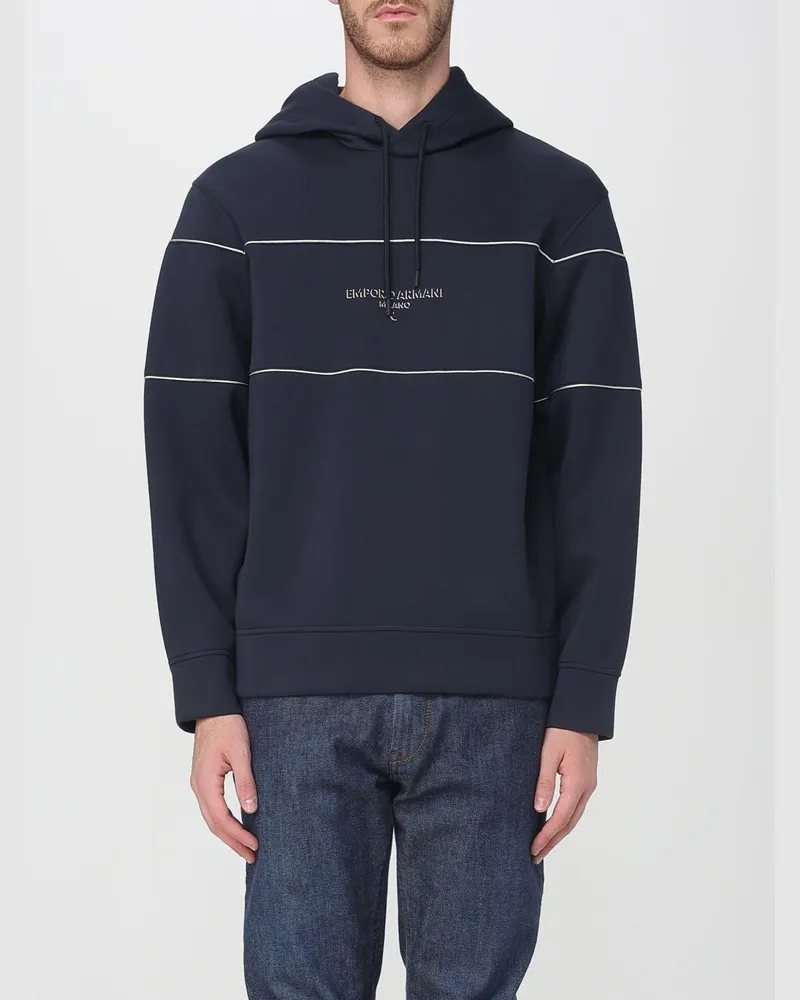 Emporio Armani Sweatshirt herren Blau