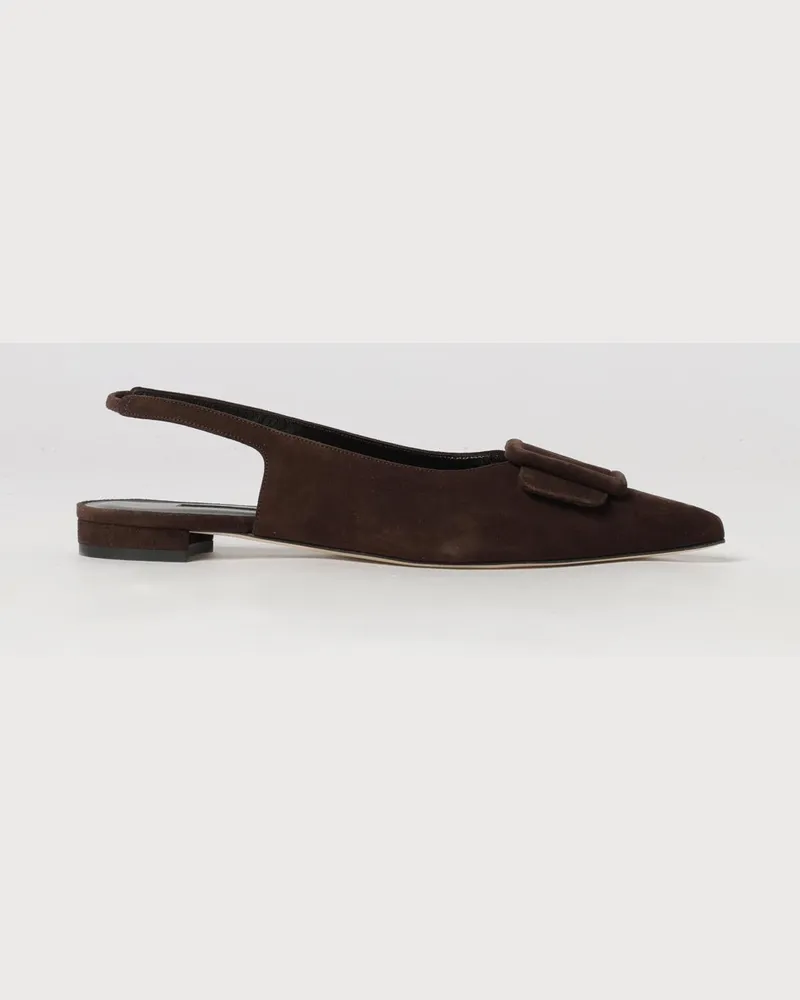 Manolo Blahnik Schuhe damen Braun