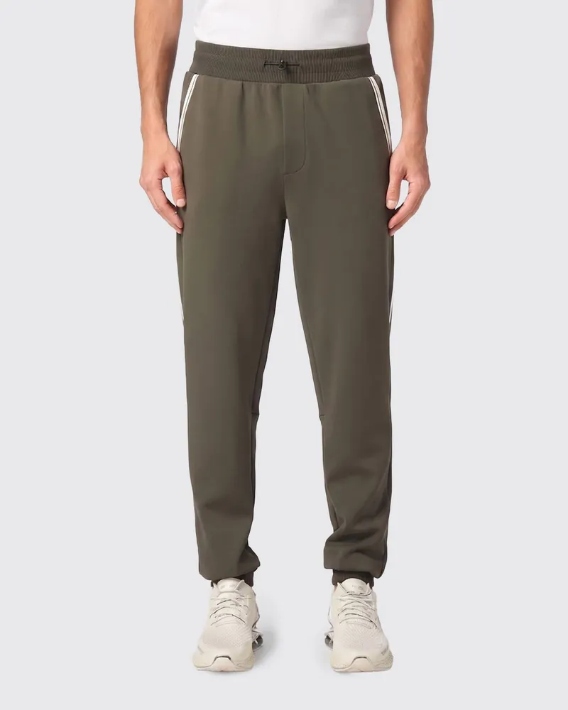 Philipp Plein Slim-Fit Jogginghose aus Jersey mit Kordelzug und Logo Grün