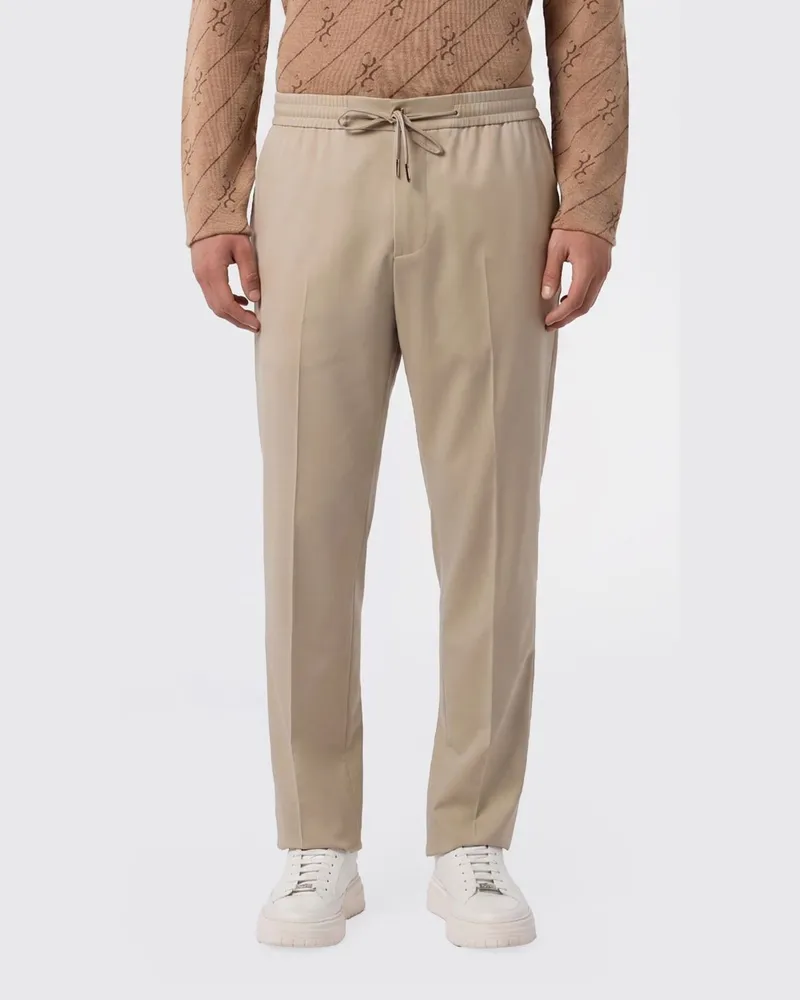 Billionaire Woll-Jogginghose Beige