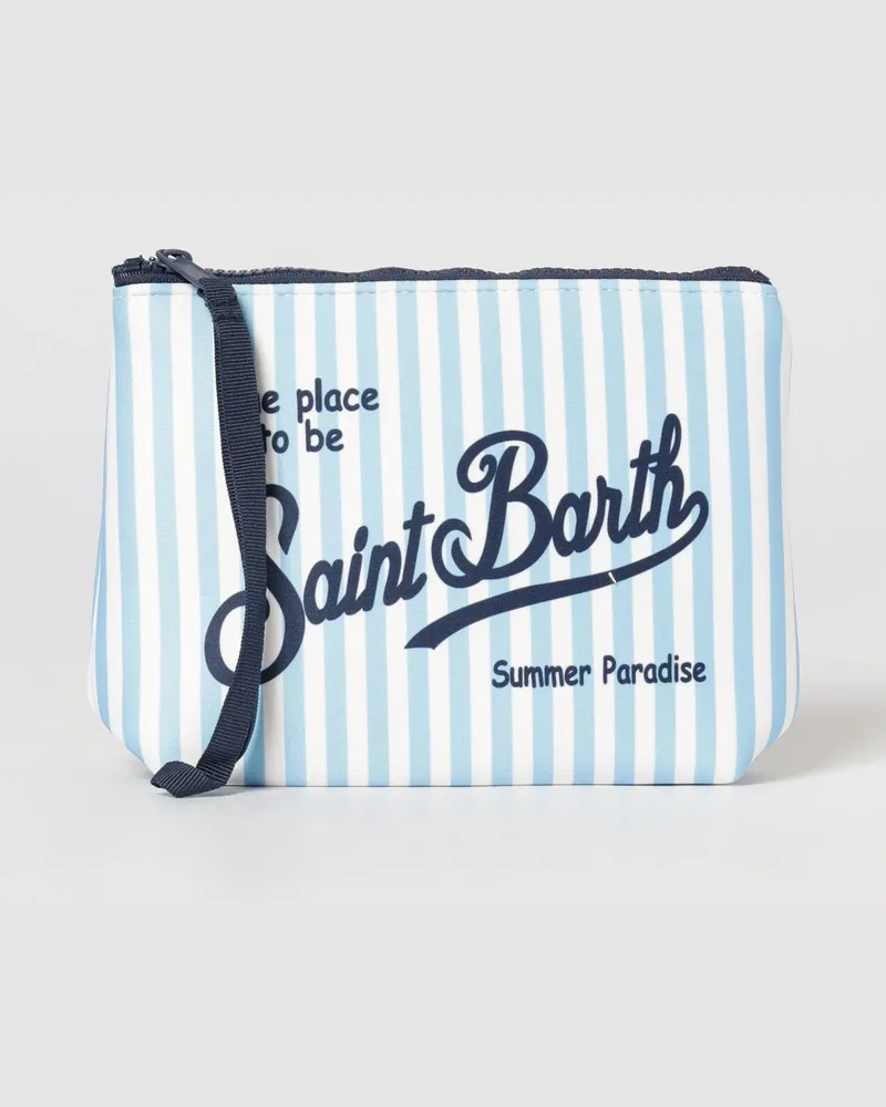 MC2 Saint Barth Aline MC2 Neopren-Pochette mit Saint Barth Logo Hellblau