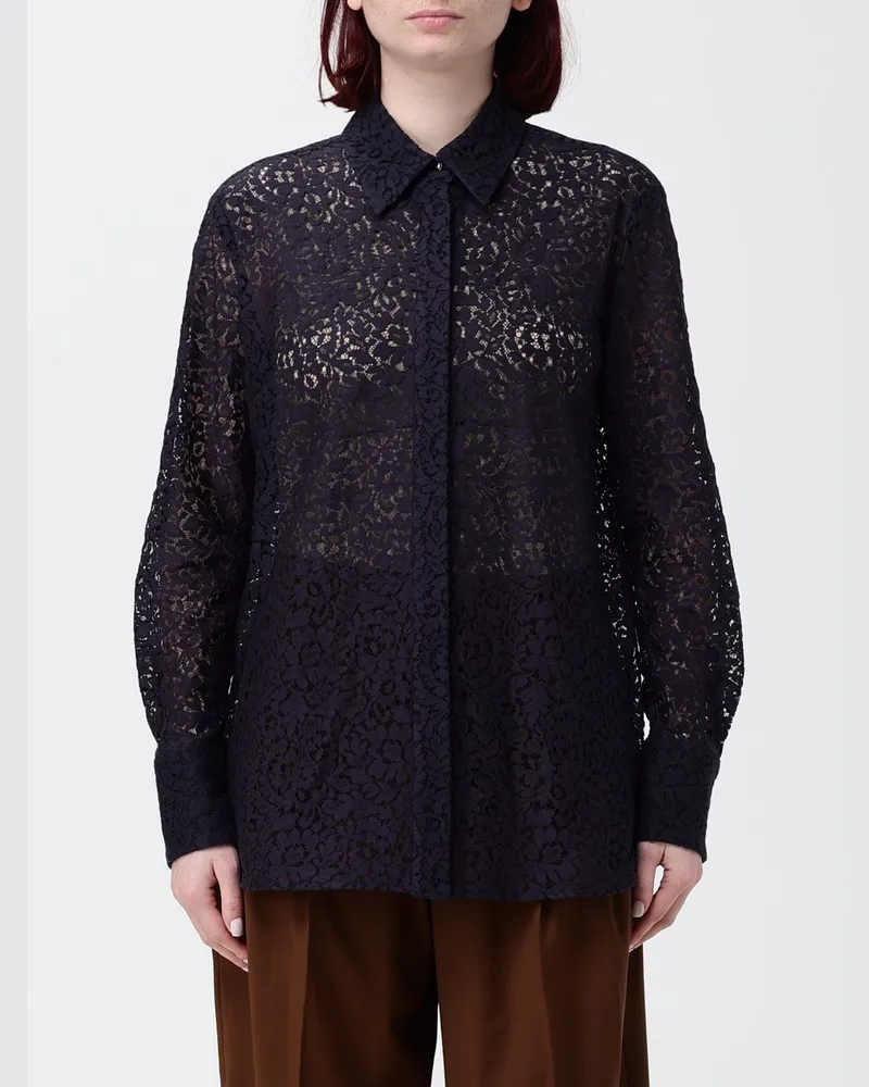 Max Mara Hemdbluse damen Blau