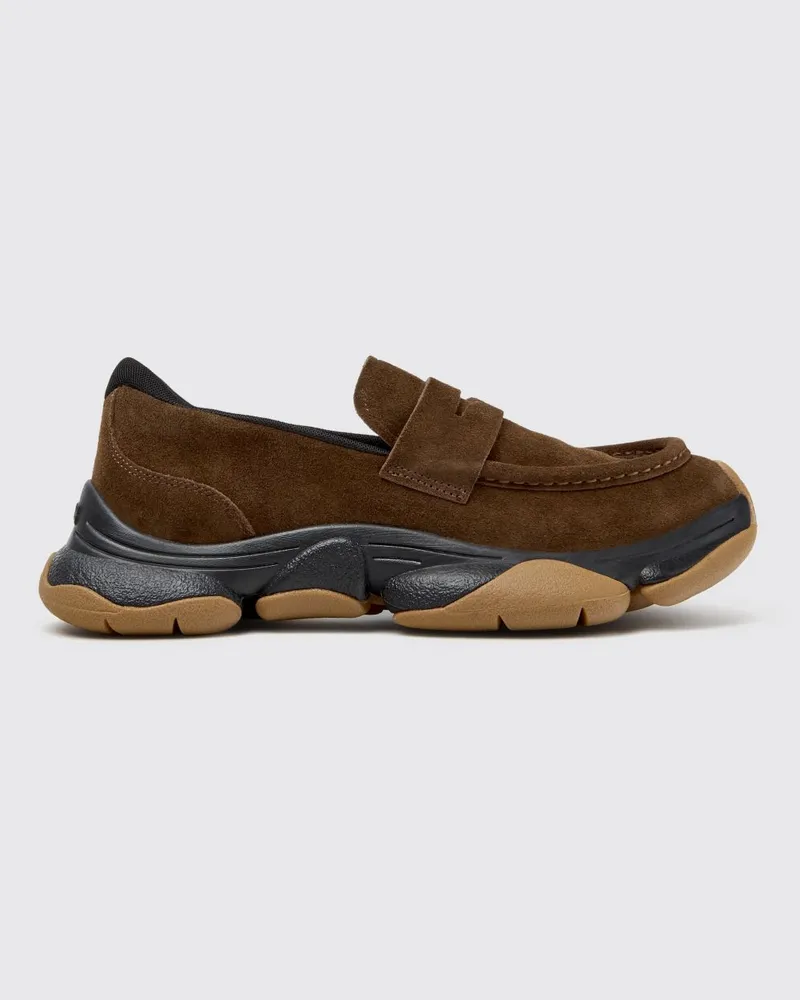 Camper Karst 2 Loafer aus Wildleder mit Vibram-Sohle Braun