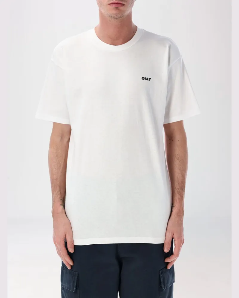 Obey T-shirt herren Weiß