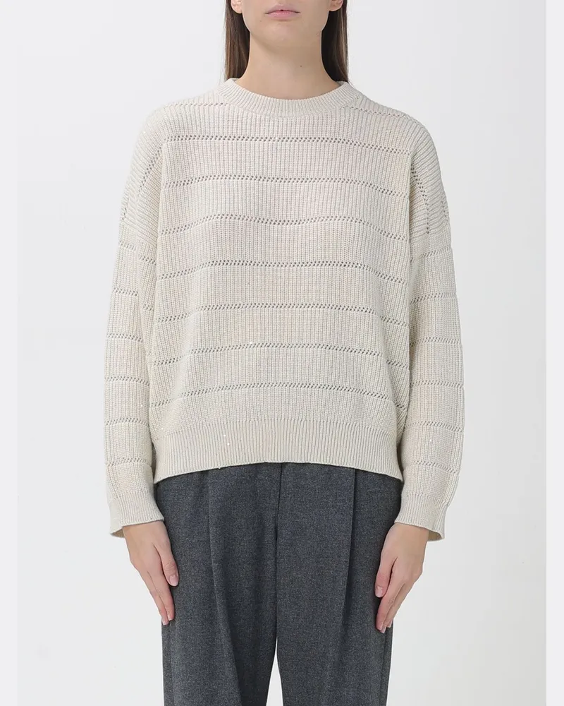 Brunello Cucinelli Pullover damen Beige