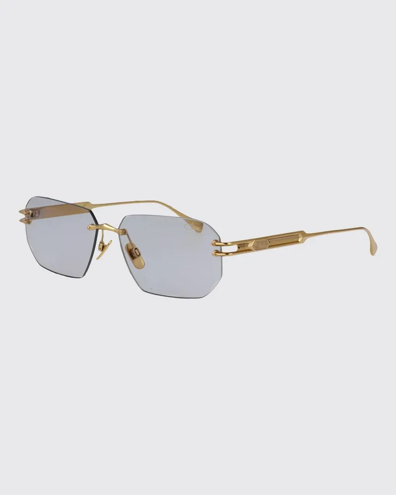 CAZAL Rechteckige Aviator-Sonnenbrille von aus Titan mit Metallsteg Ice