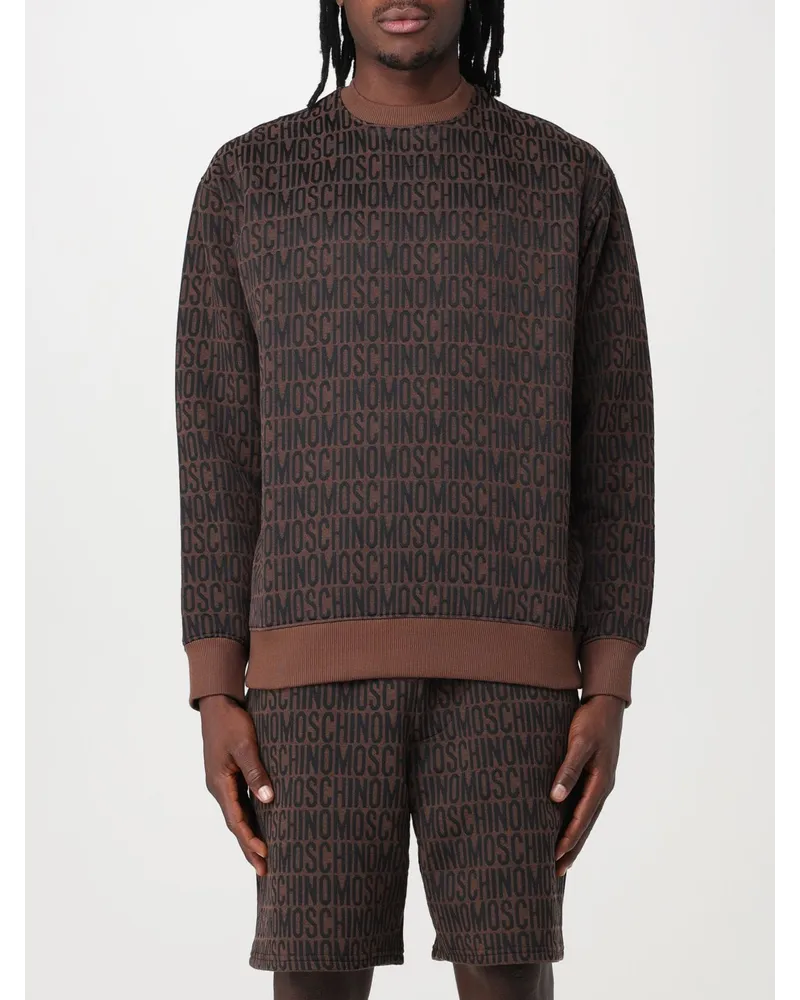 Moschino Sweatshirt herren Braun