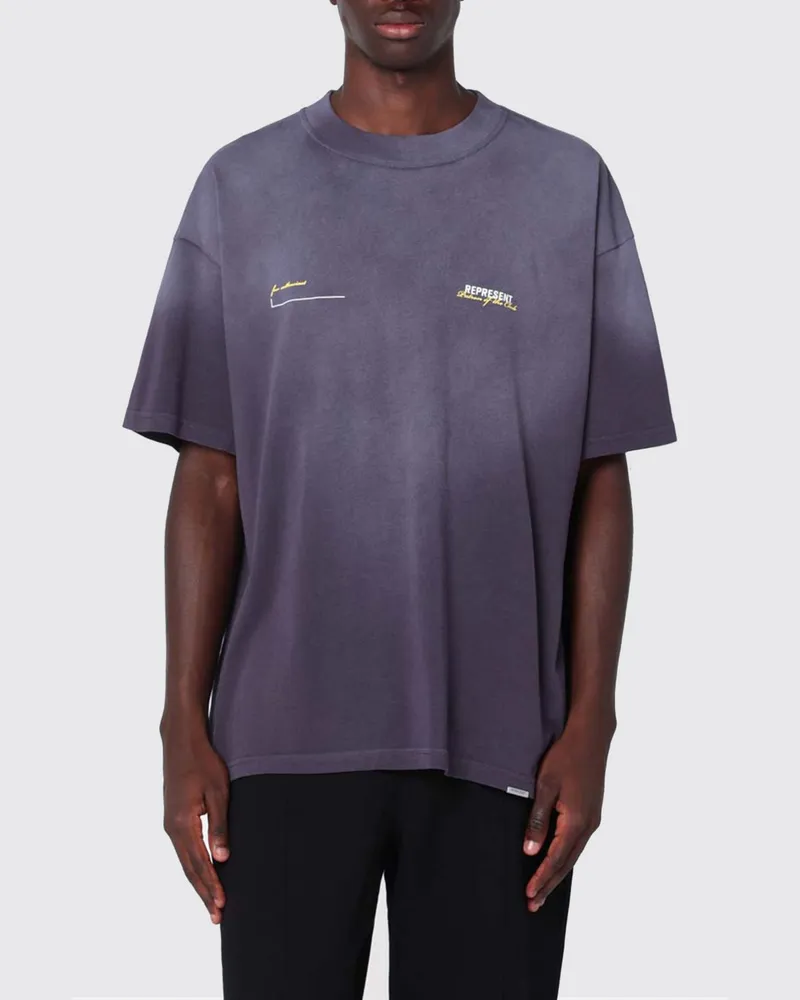 REPRESENT T-shirt herren Violett