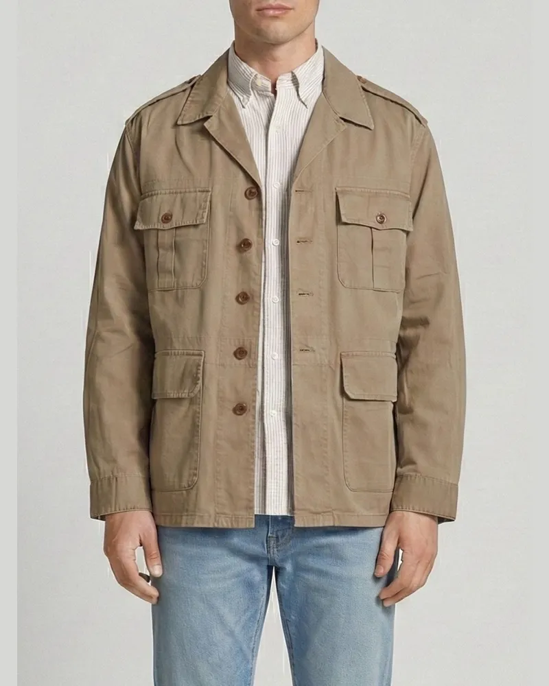Ralph Lauren Baumwoll-Overshirt Weiß