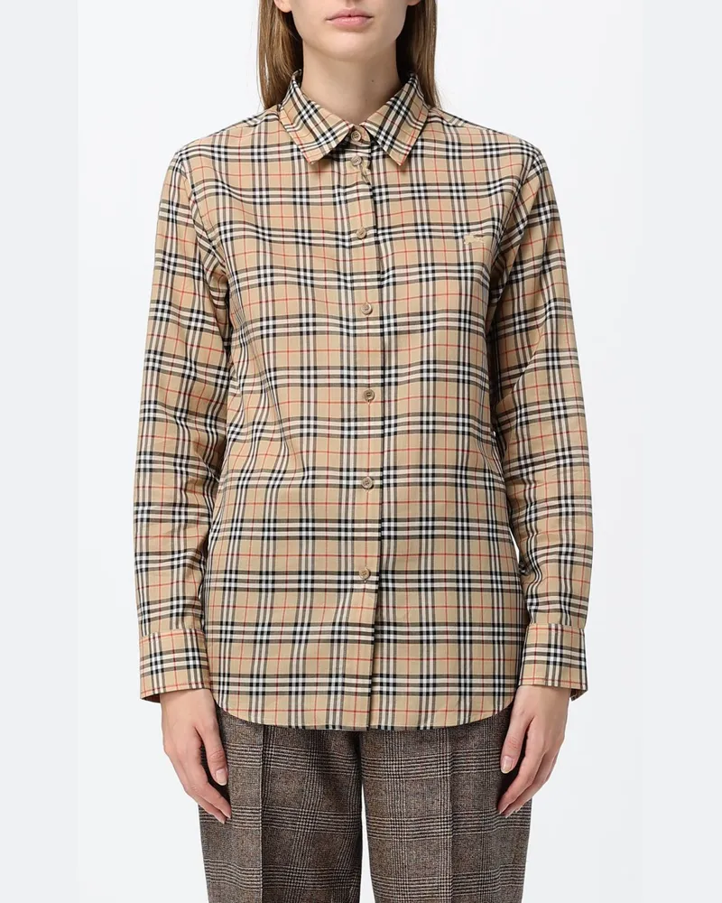 Burberry Hemdbluse damen Sand