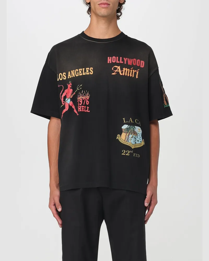 Amiri T-shirt herren Schwarz