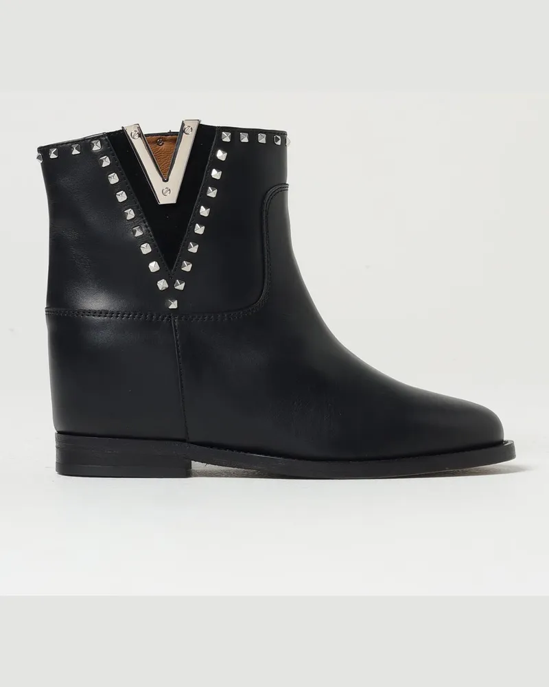 Via Roma 15 Schuhe damen Schwarz