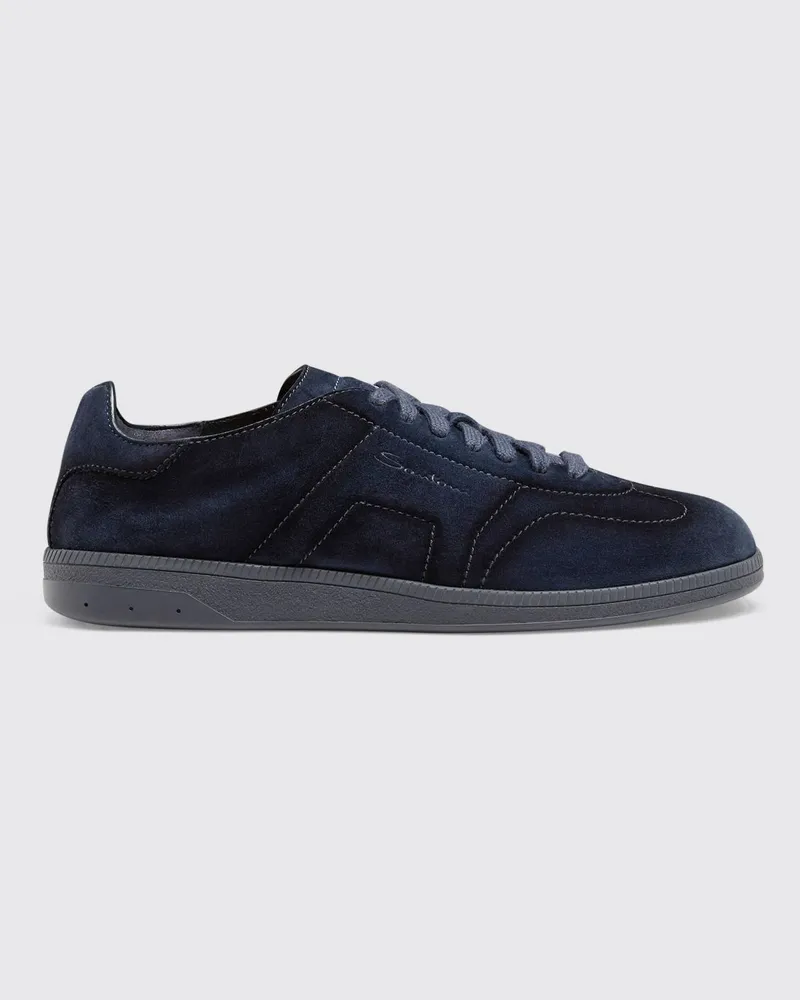 Santoni Sneakers herren Blau