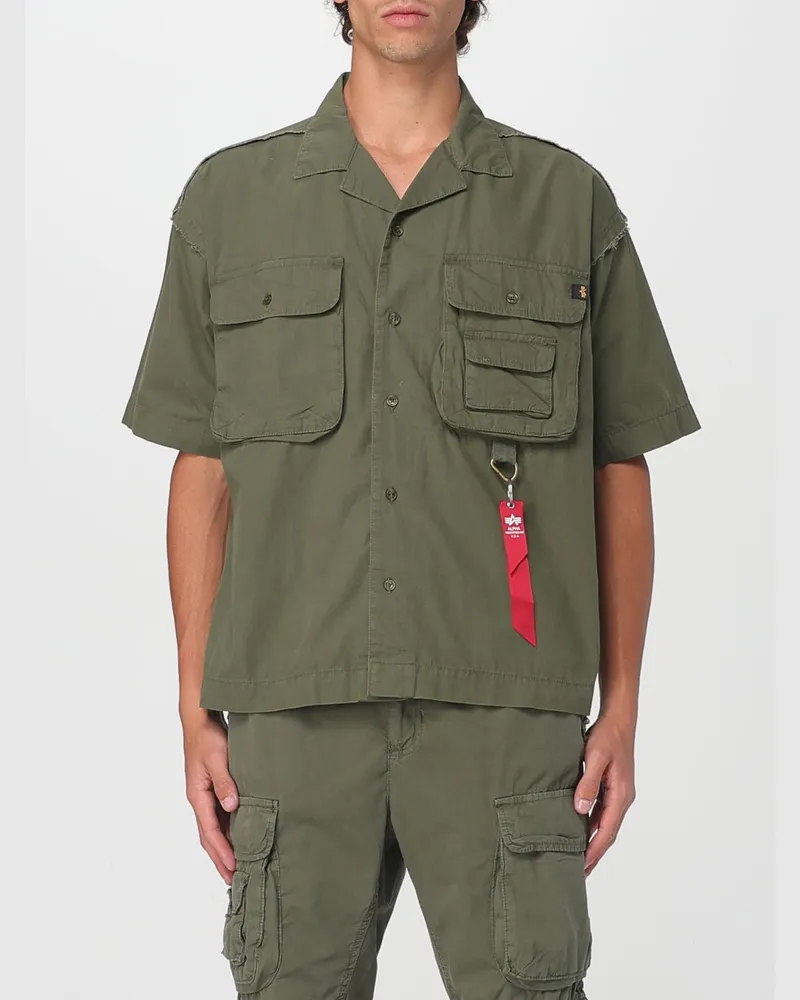 Alpha Industries Hemd herren Grün