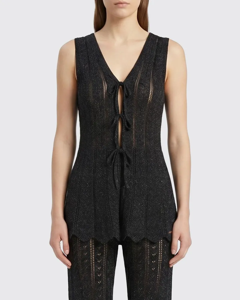 Twin-Set Weste damen Schwarz