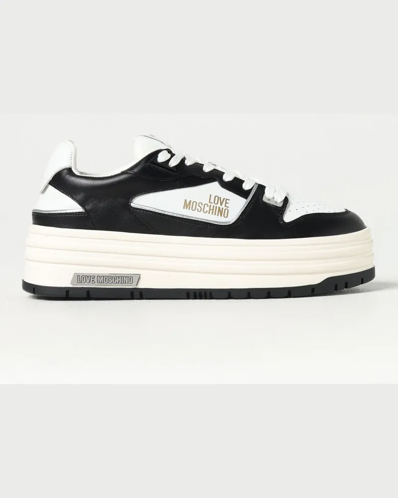Moschino Schnrschuhe damen Schwarz
