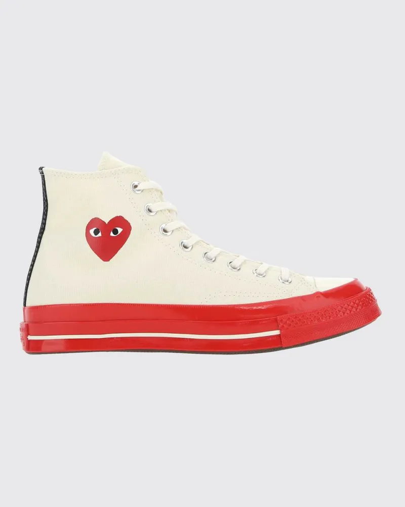 Comme des Garçons Hohe Chuck Taylor 70 Sneakers Weiß