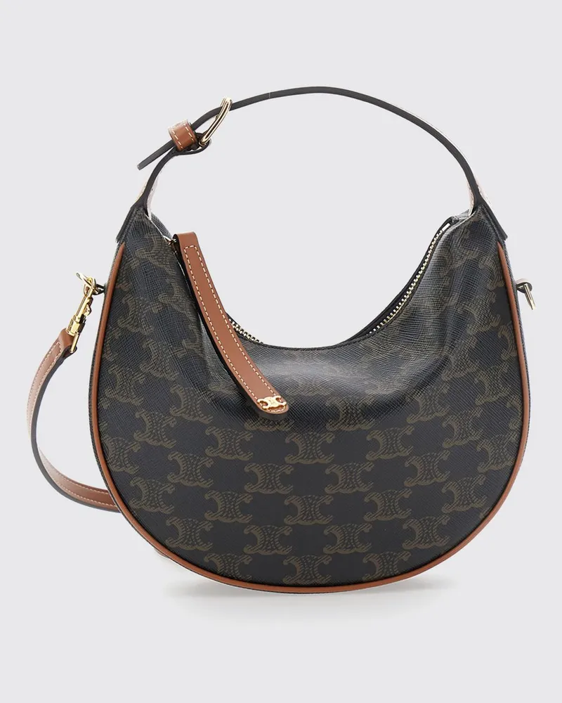 Celine Schultertasche damen Braun