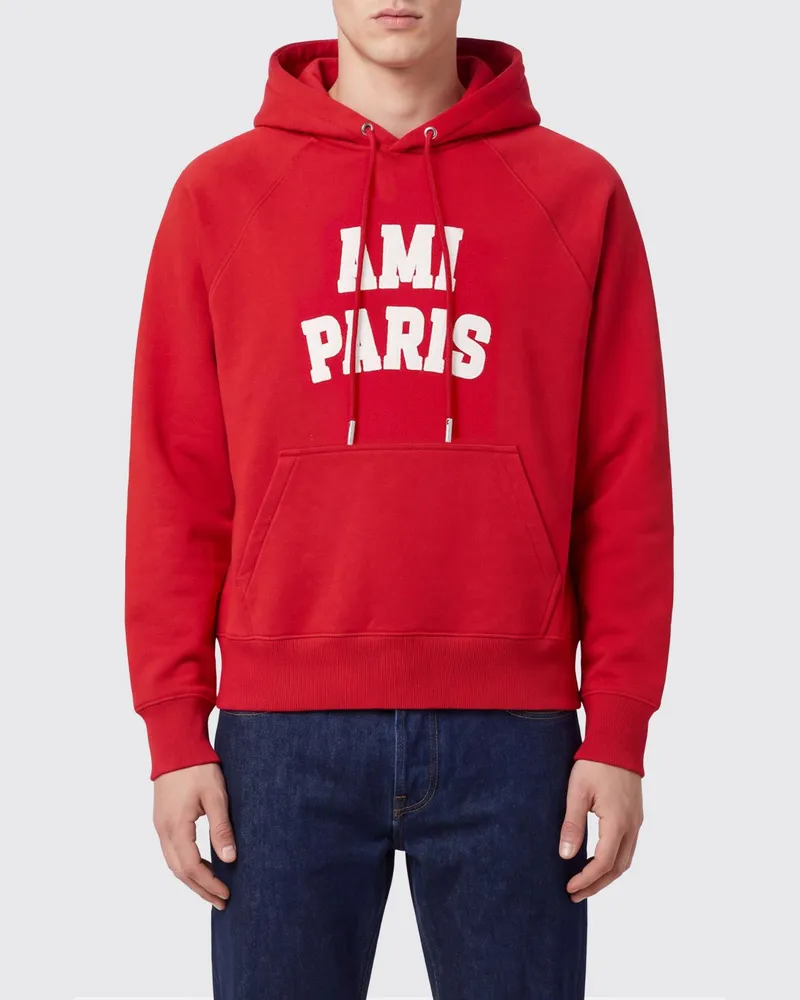 AMI Paris Sweatshirt herren Rot