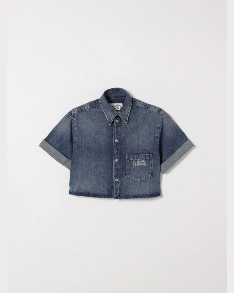 Maison Margiela Hemd aus Baumwoll-Denim Denim