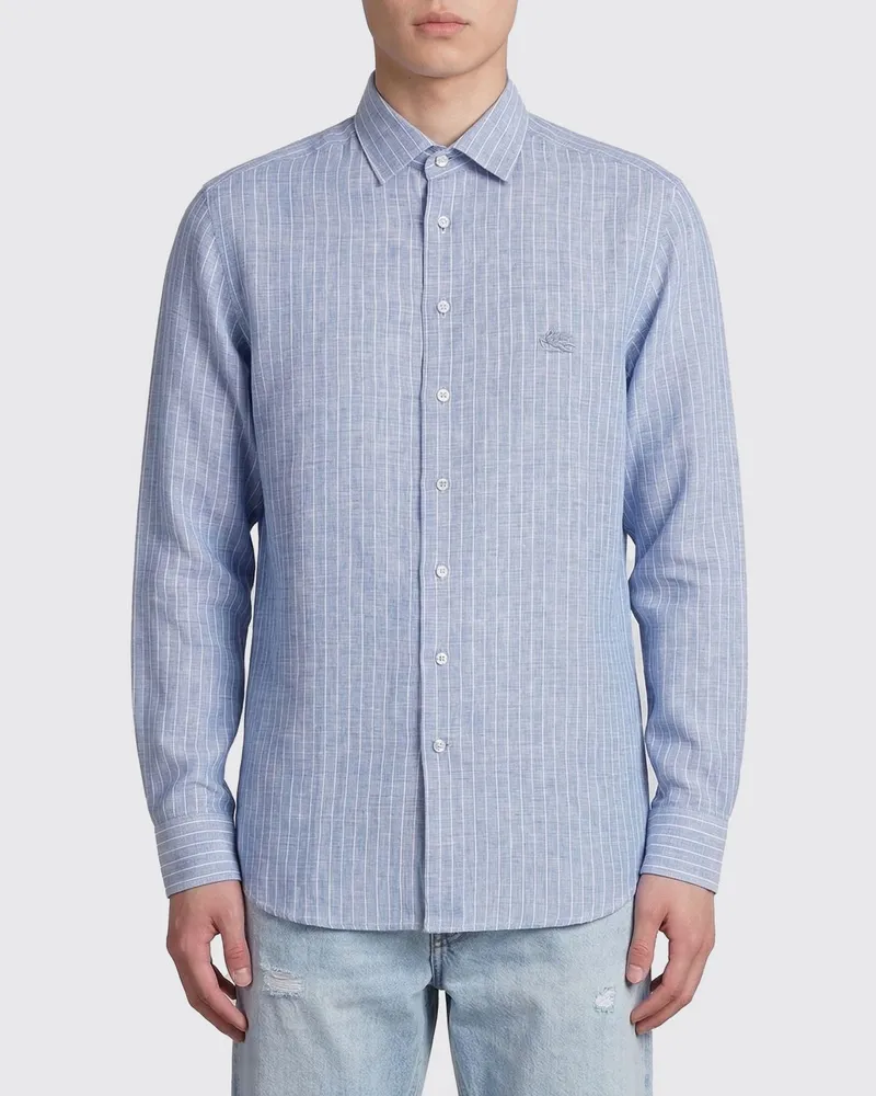Etro Hemd herren Blau