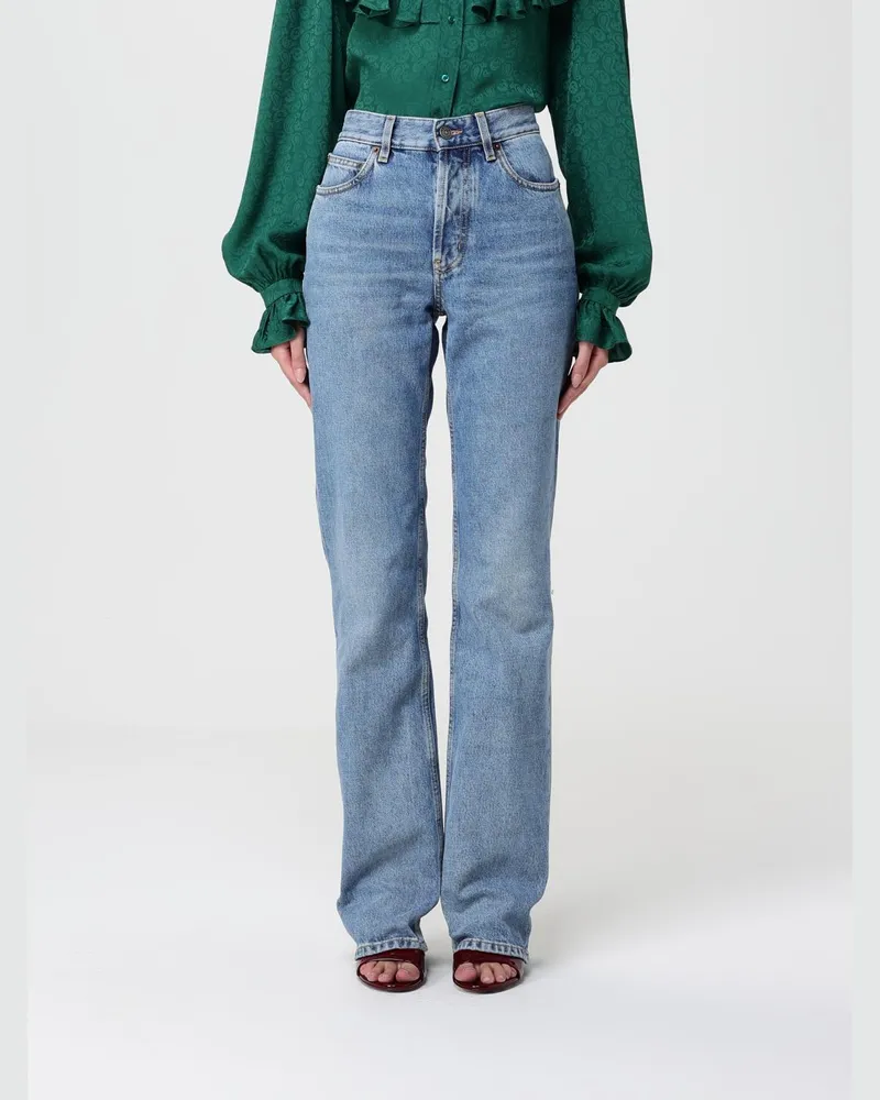 Saint Laurent Jeans damen Himmelblau