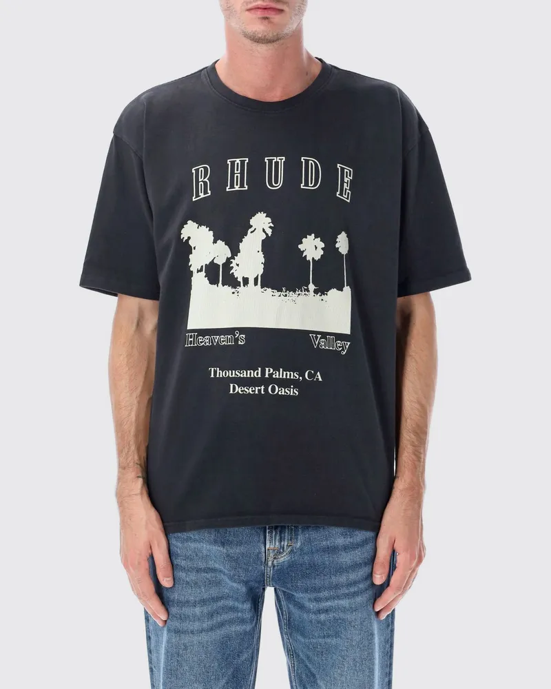 RHUDE T-shirt herren Schwarz