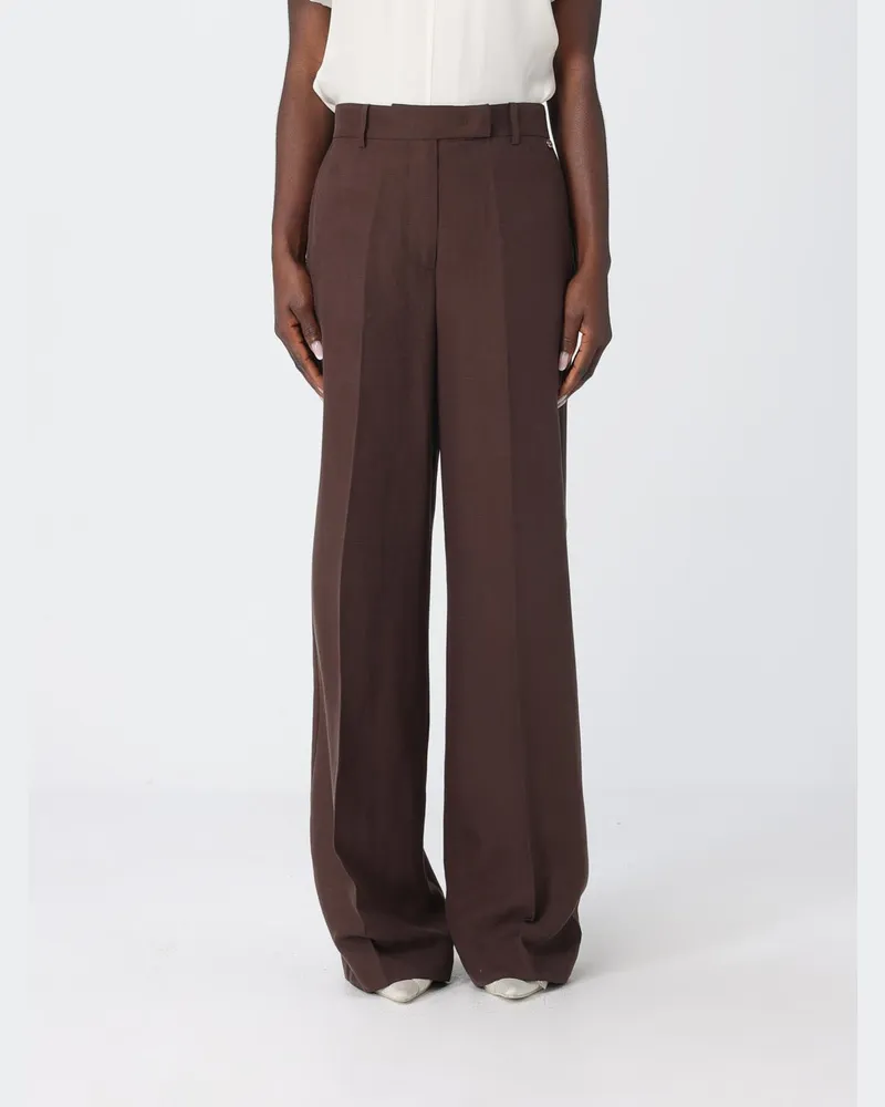 Liu Jo Maßgeschneiderte Hose aus Leinenmischung Braun