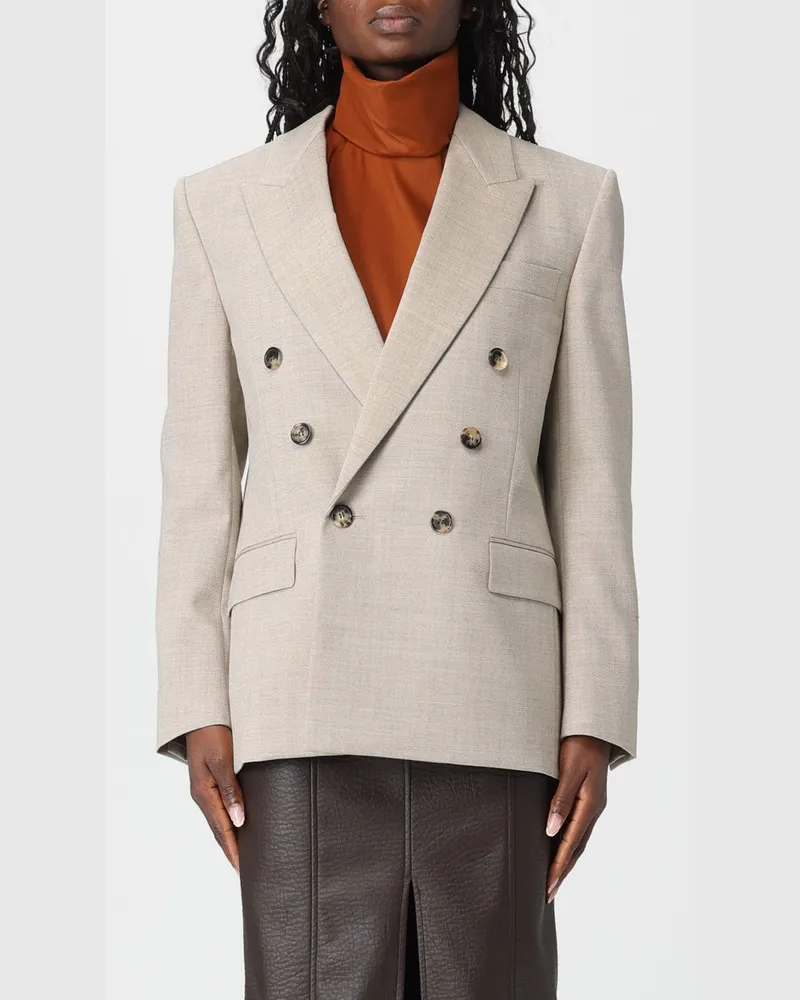 Saint Laurent Jacke damen Beige