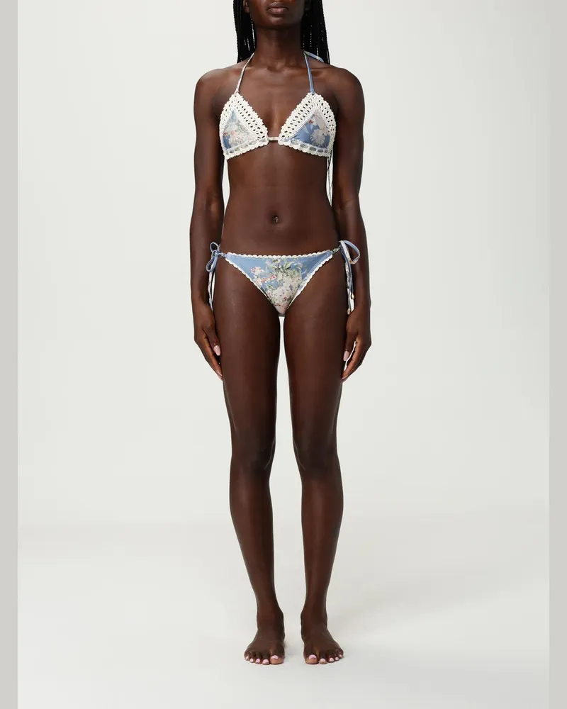 Zimmermann Bademode damen Hellblau