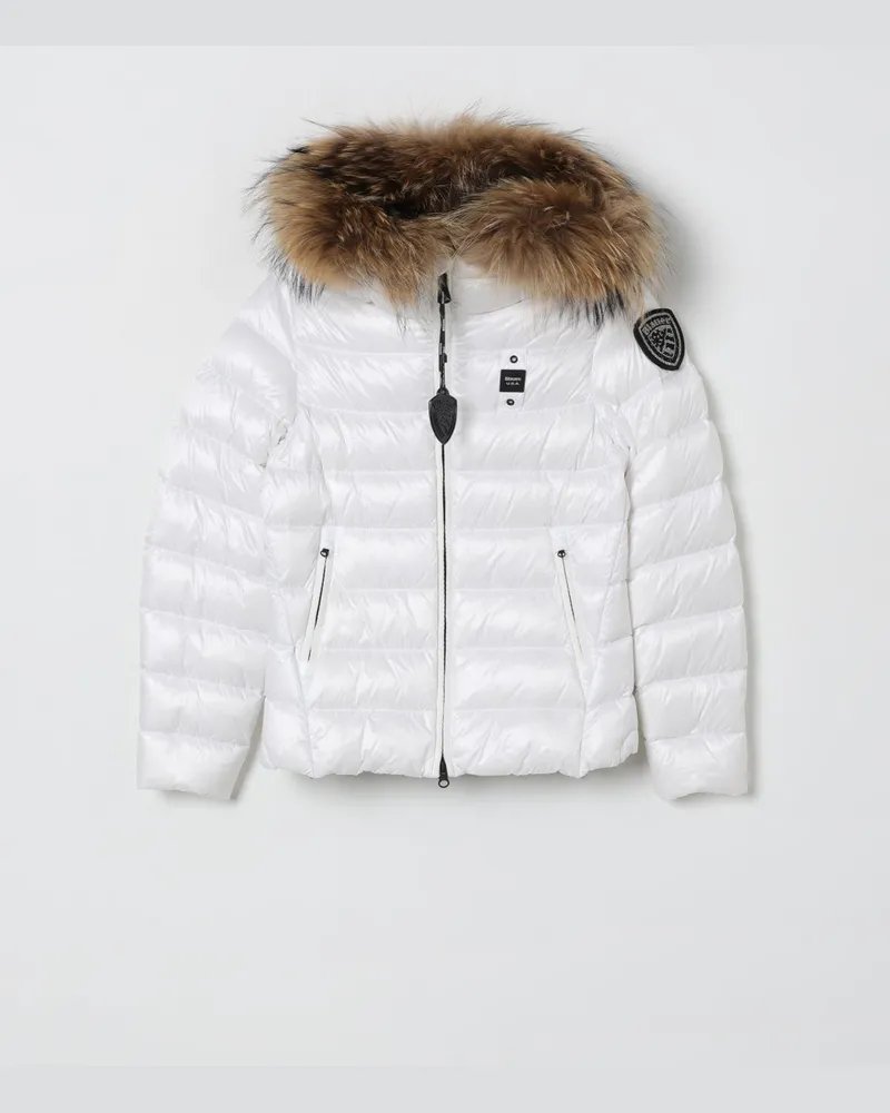 Blauer Jacke kinder Weiß