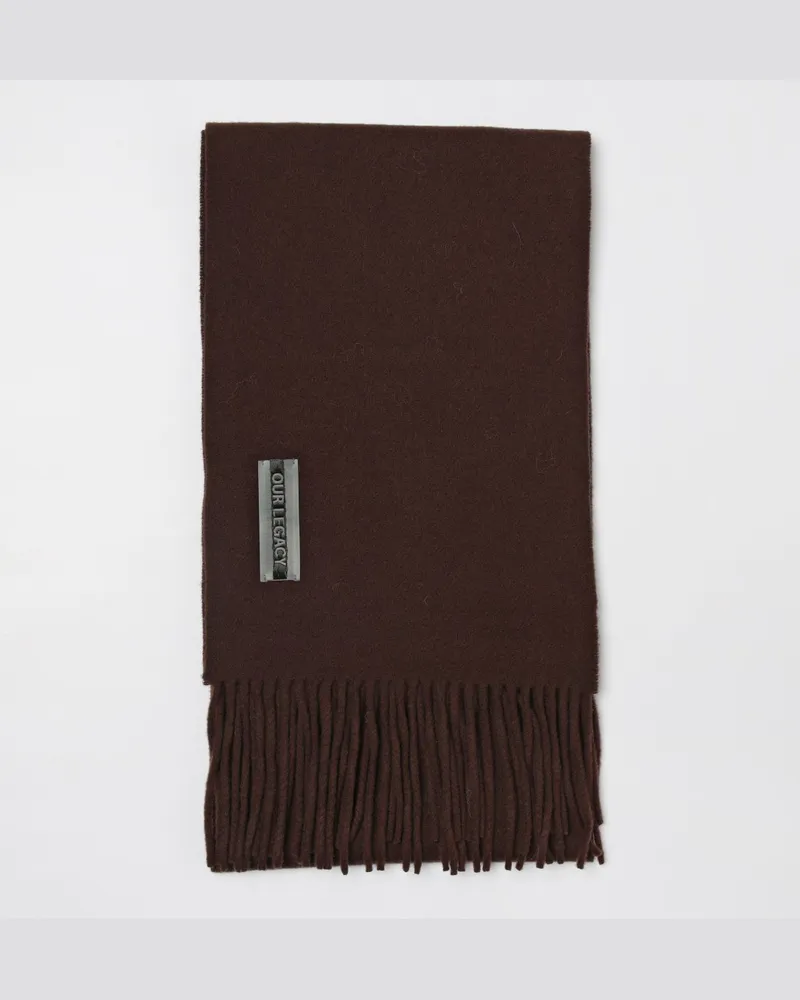 Our Legacy Schal herren Braun