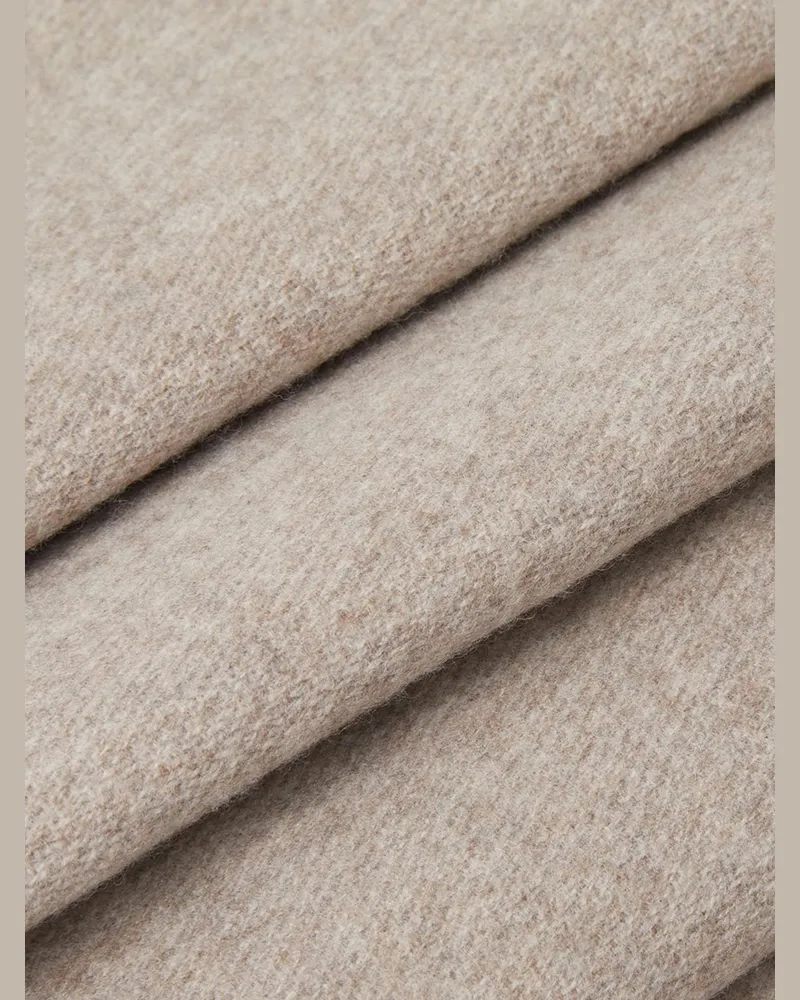 Fendi Doppelseitiger Kaschmirschal mit durchgehendem FF-Monogramm Taubengrau