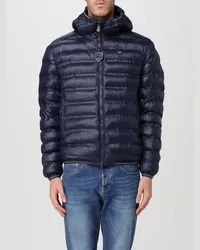 Blauer Jacke Blau