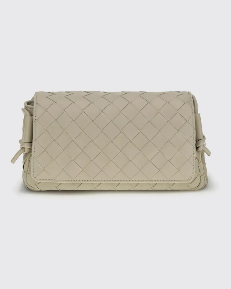 Bottega Veneta Schultertasche damen Ecru