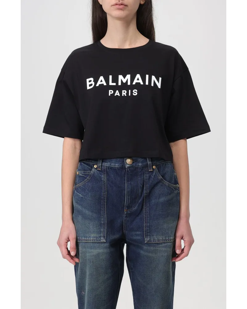 Balmain T-shirt damen Schwarz