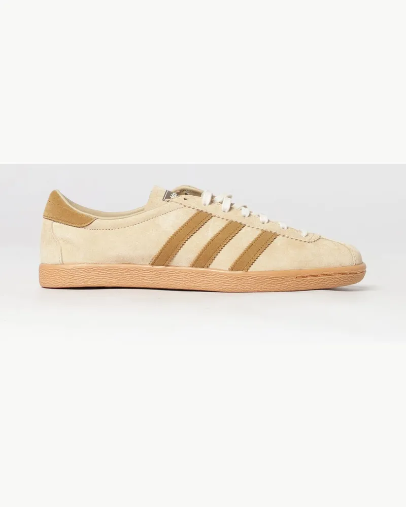 adidas Riviera Sneaker aus Glatt- und Wildleder mit 3-Streifen Beige