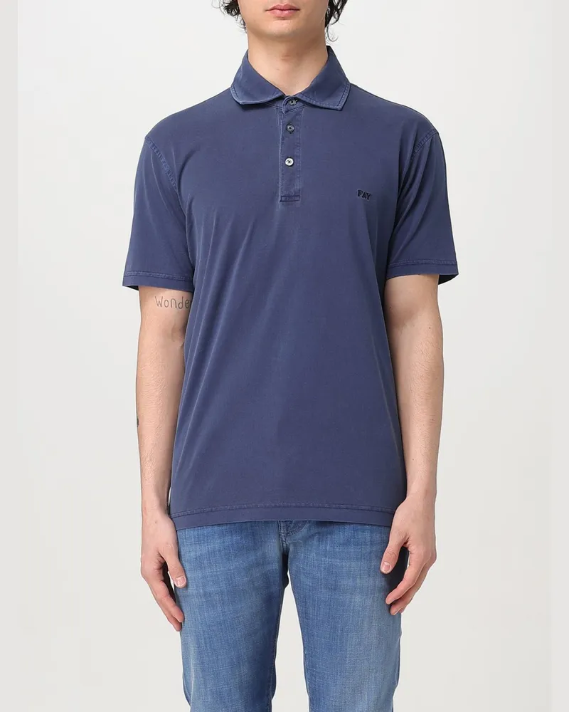 Fay Polo herren Blau