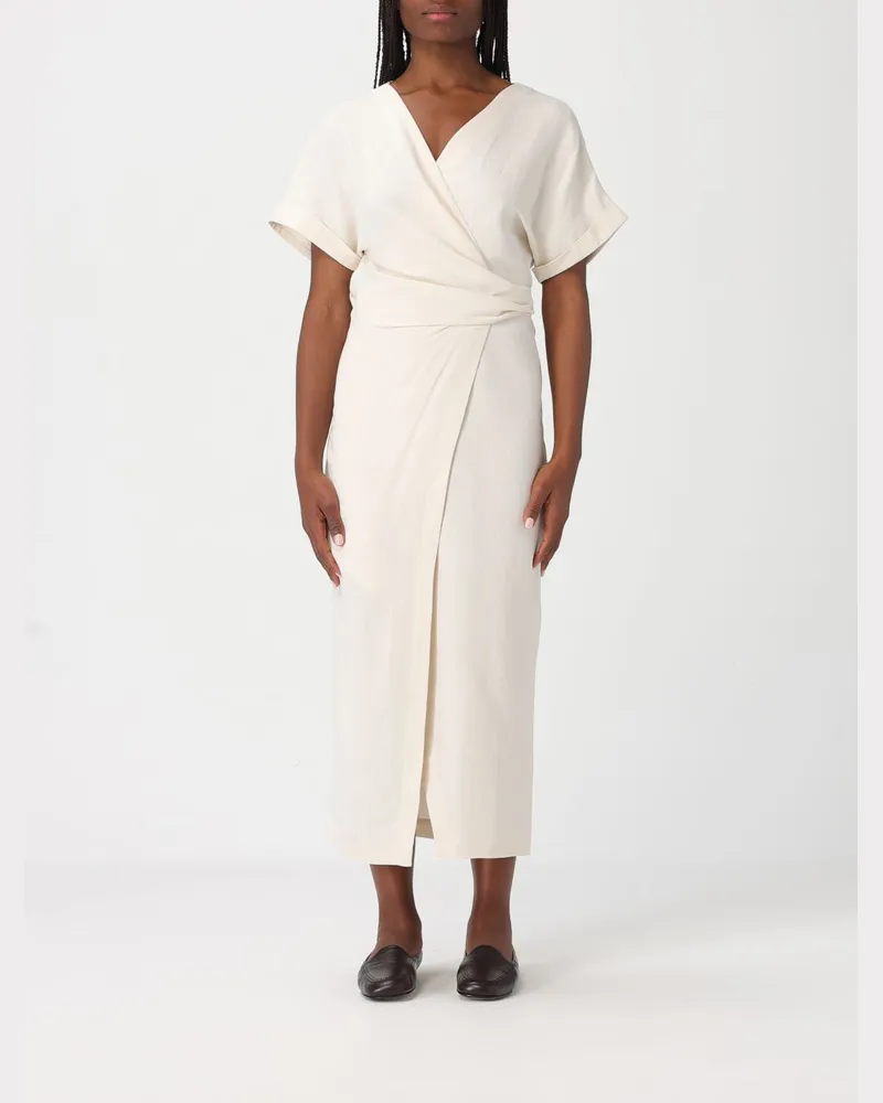 Brunello Cucinelli Kleid damen Cream