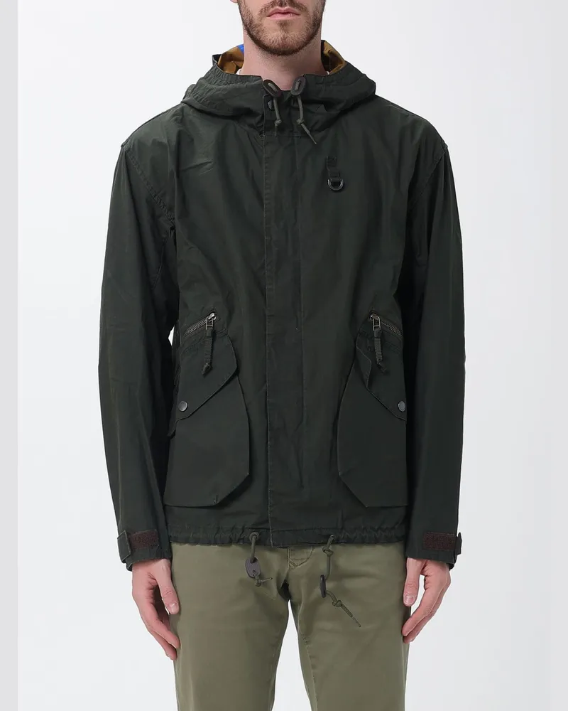 Barbour Westoe Jacke aus beschichteter Baumwolle Grün