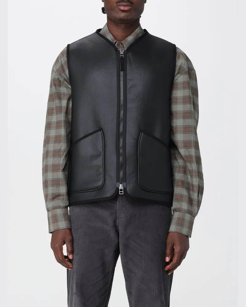 Universal Works Weste herren Schwarz
