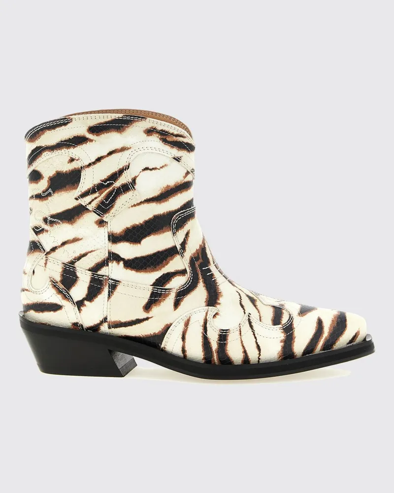 Ganni Stiefel damen Beige