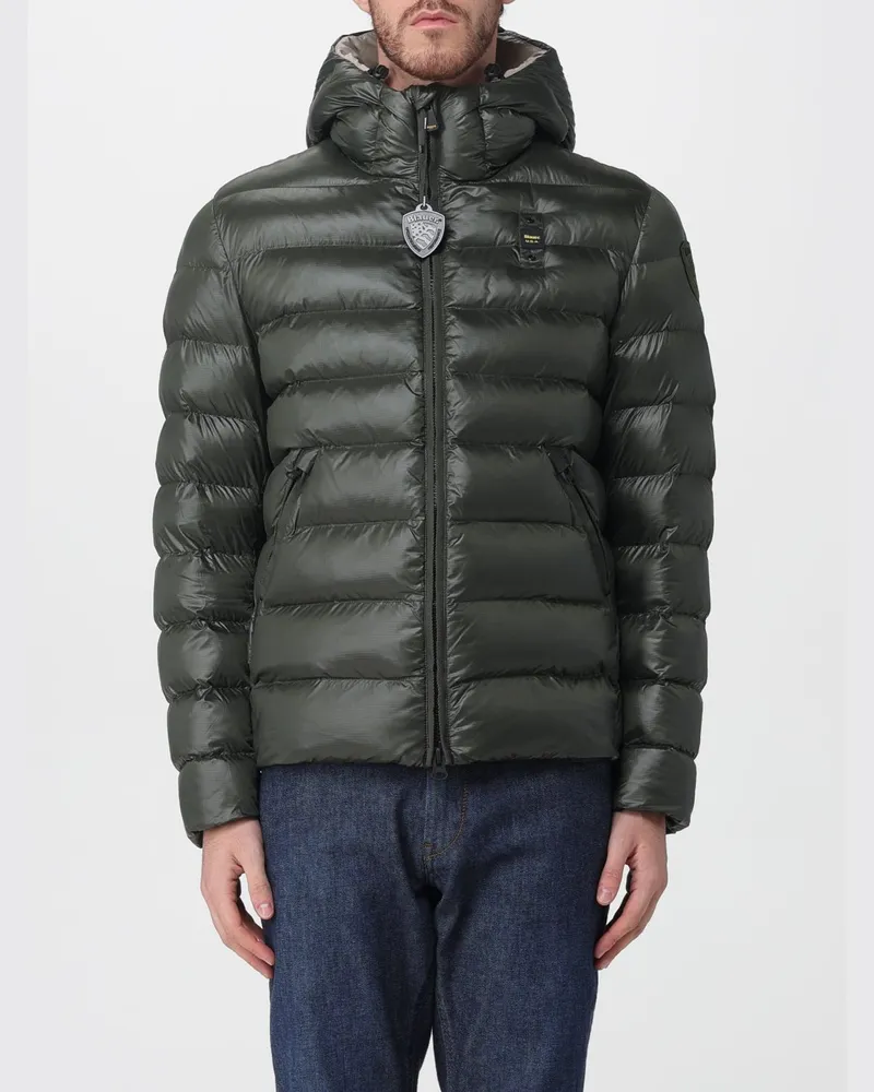 Blauer Jacke herren Grün