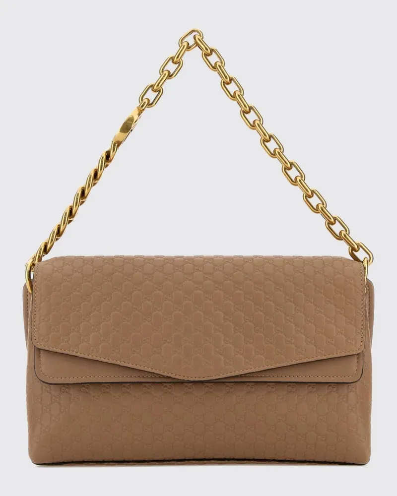 Gucci mittelgroße Ketten-Umhängetasche Biscuit