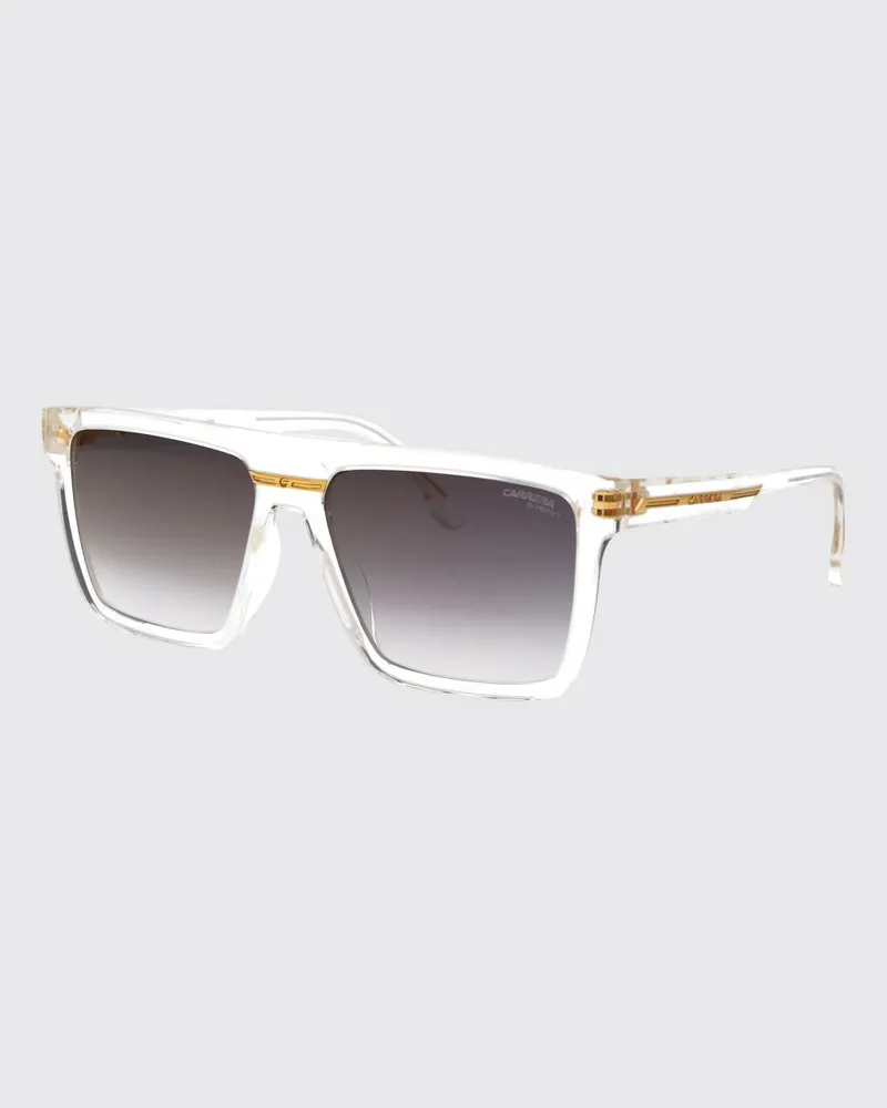 Carrera Rechteckige Piloten-Sonnenbrille aus Acetat mit bernsteinfarbenen Gläsern Durchsichtig