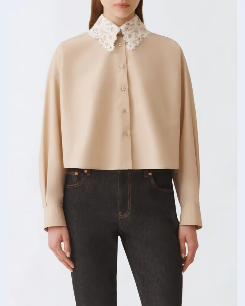 Fabiana Filippi Hemdbluse damen Beige