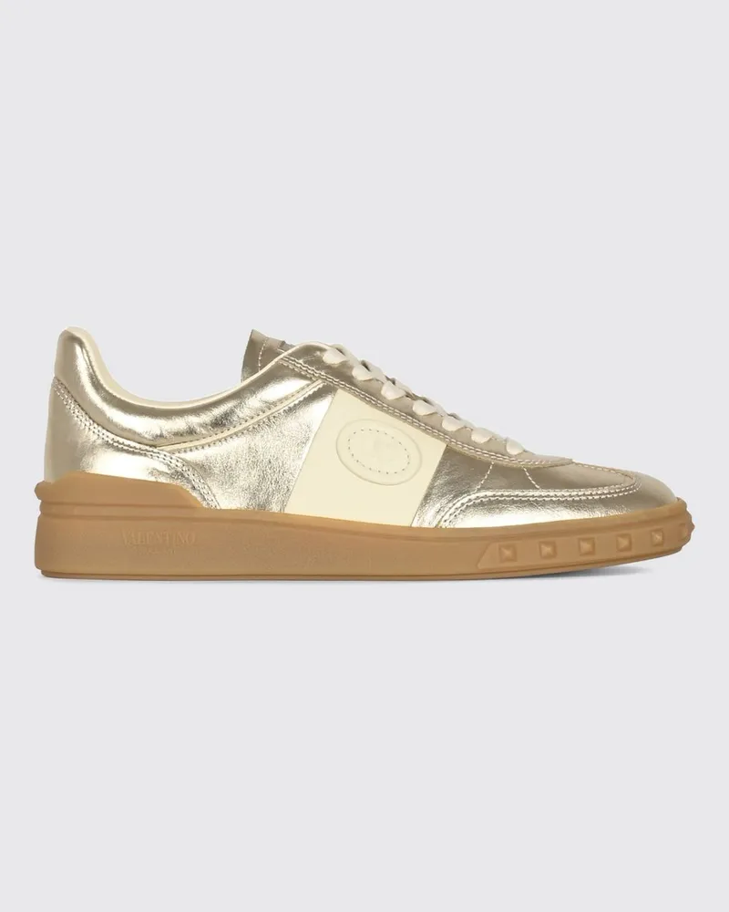 Valentino Garavani Upvillage Low-Top-Sneaker aus Leder mit VLogo Weiß