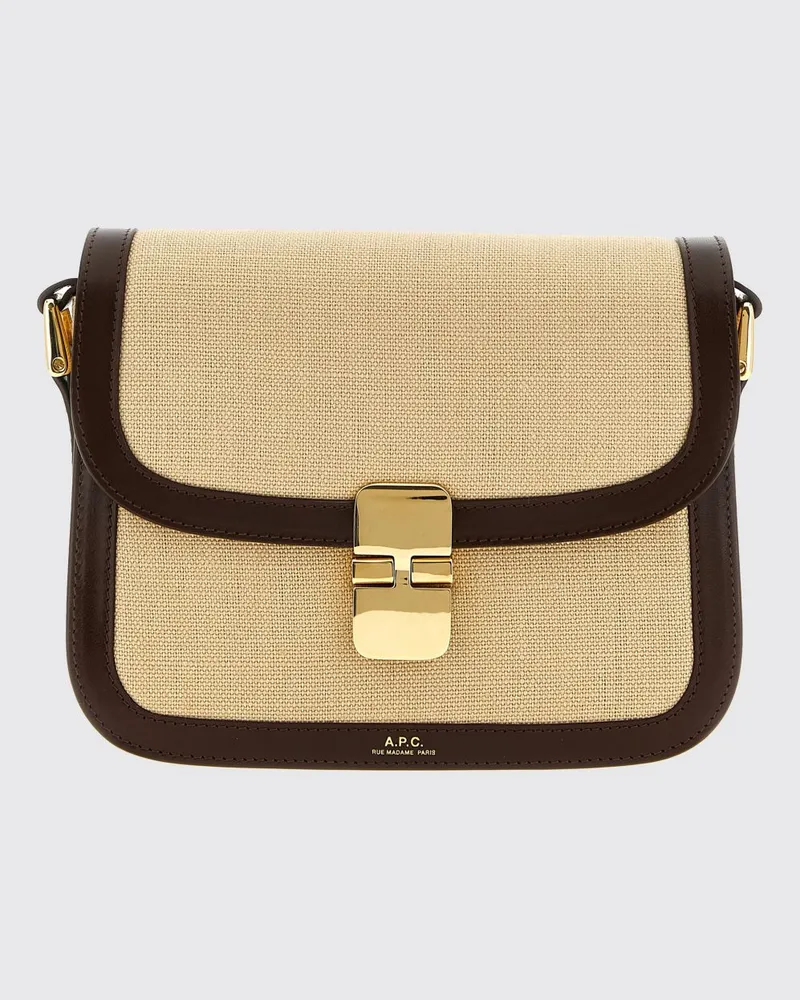 A.P.C. Schultertasche damen Beige