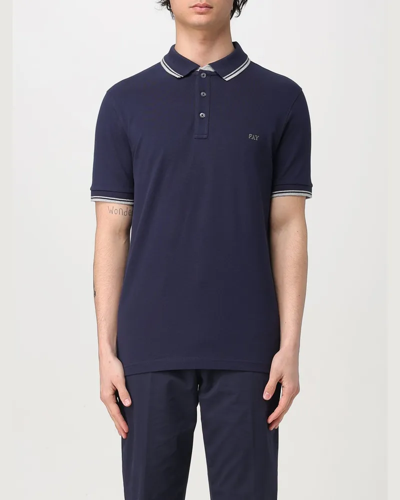 Fay Polo herren Blau